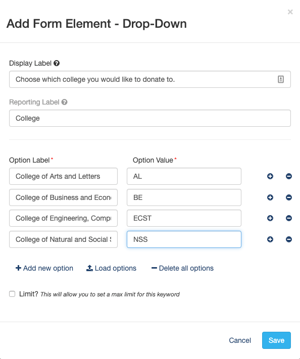 Dynamic Drop-Down complete