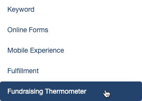 Fundraising Thermometer Category