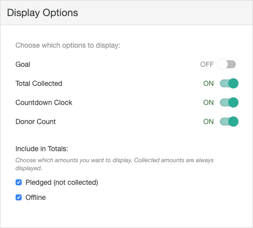 Therm - Display Options - Goal Off