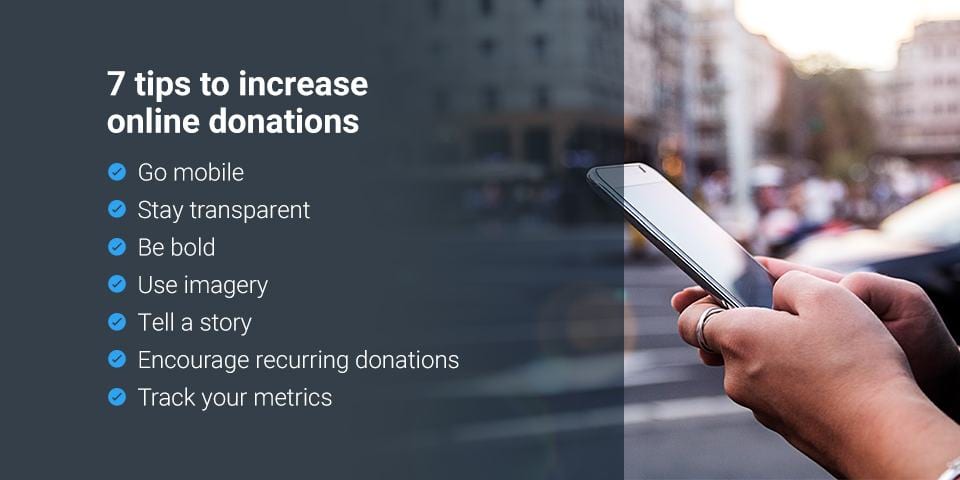 7 tips to increase online donations